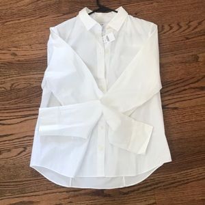 white button down, never worn